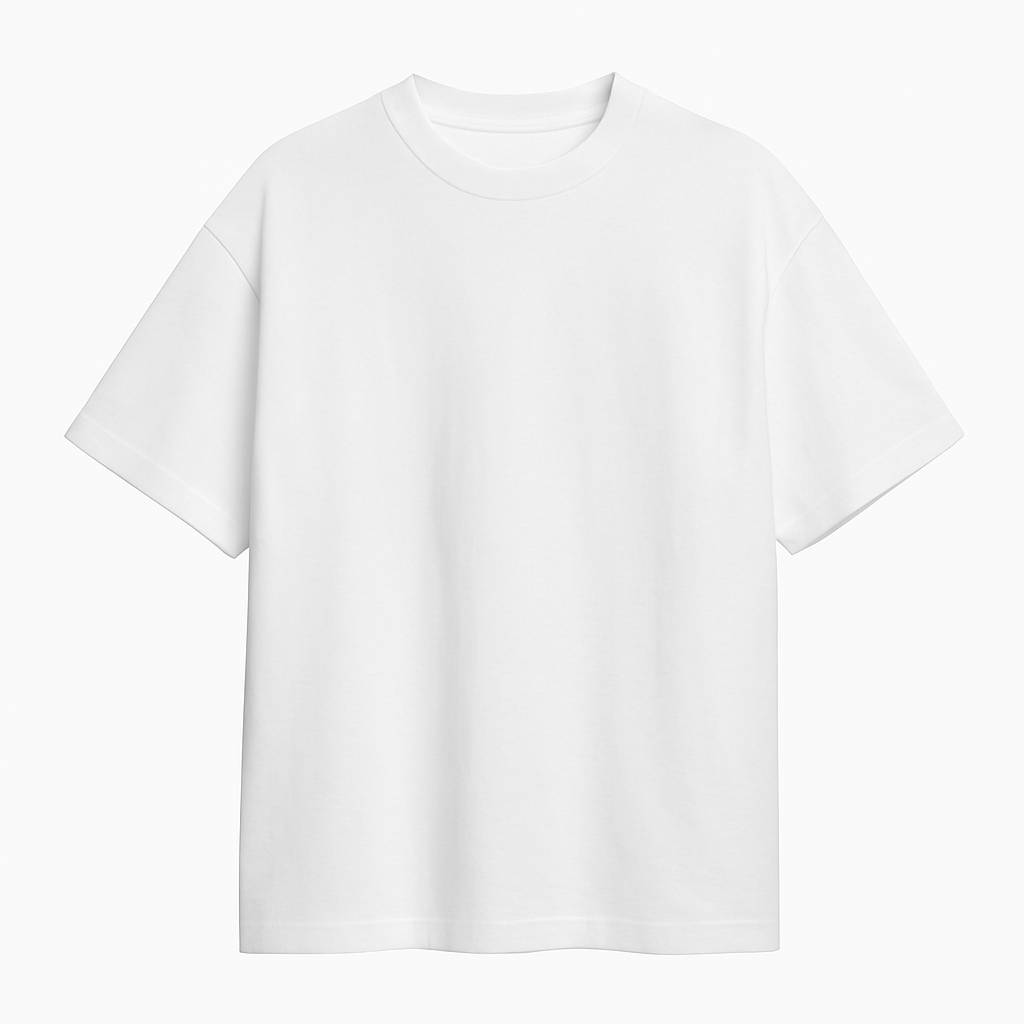 Oversized Blank Tee – Unbranded & Brand-Ready